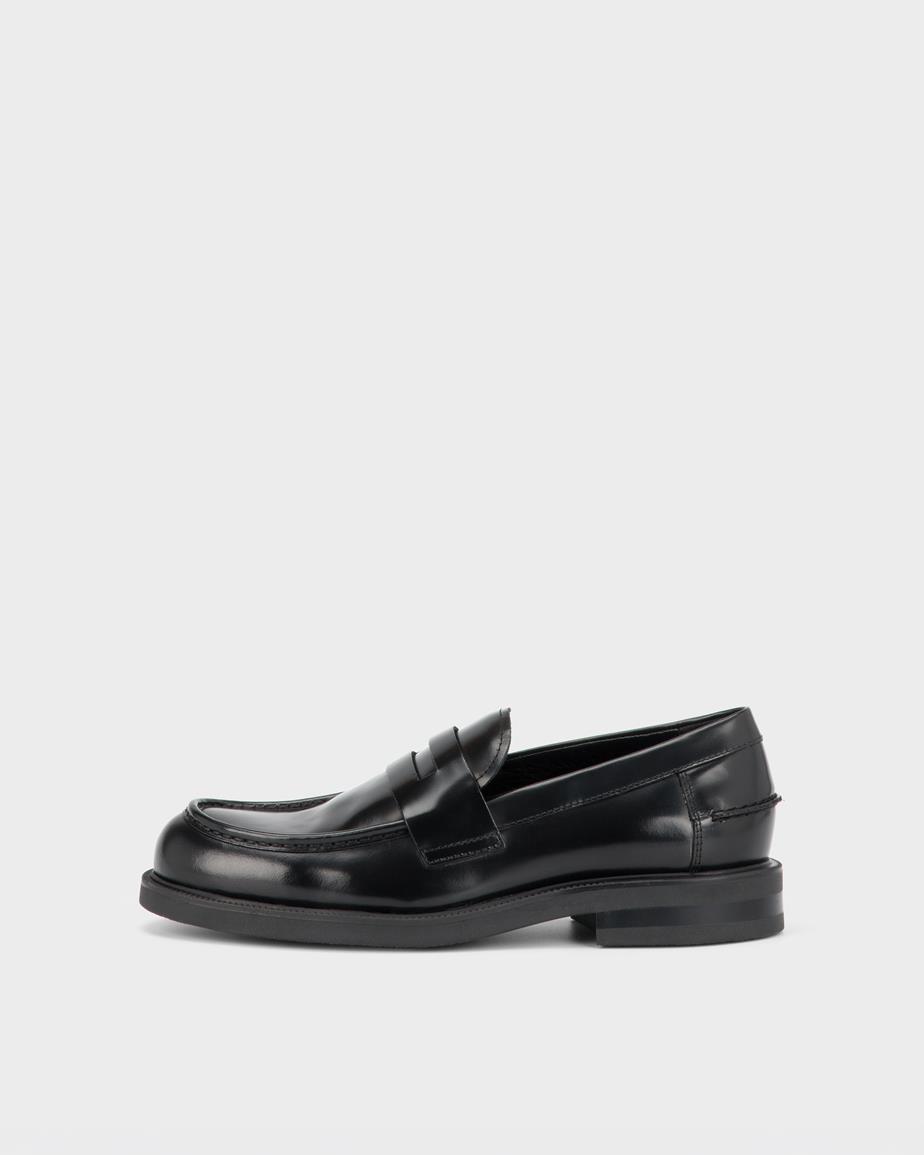 Floyd buty Czarny, Skóra Licowa