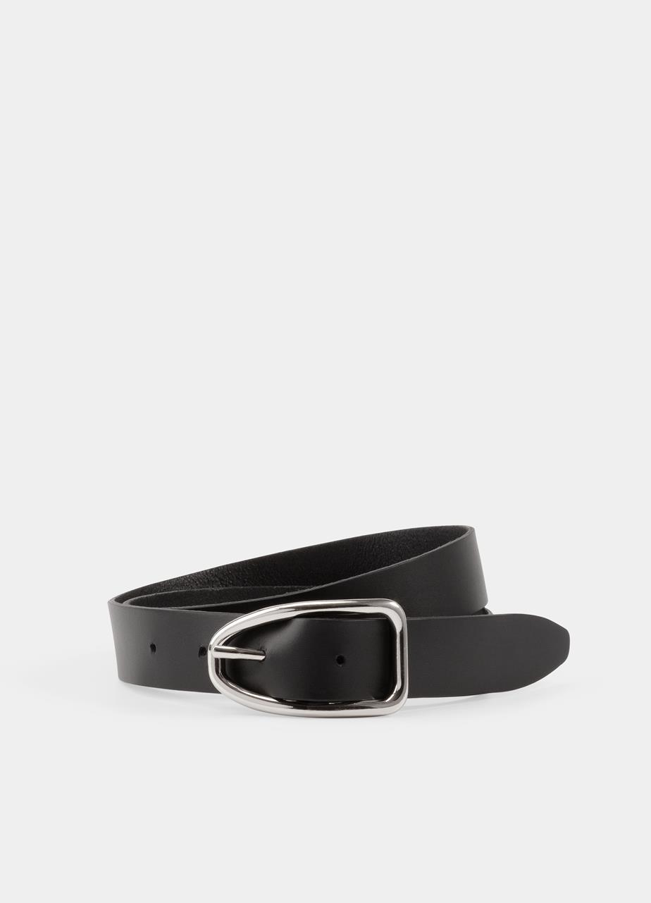 Everyday leather belt Noir cuir