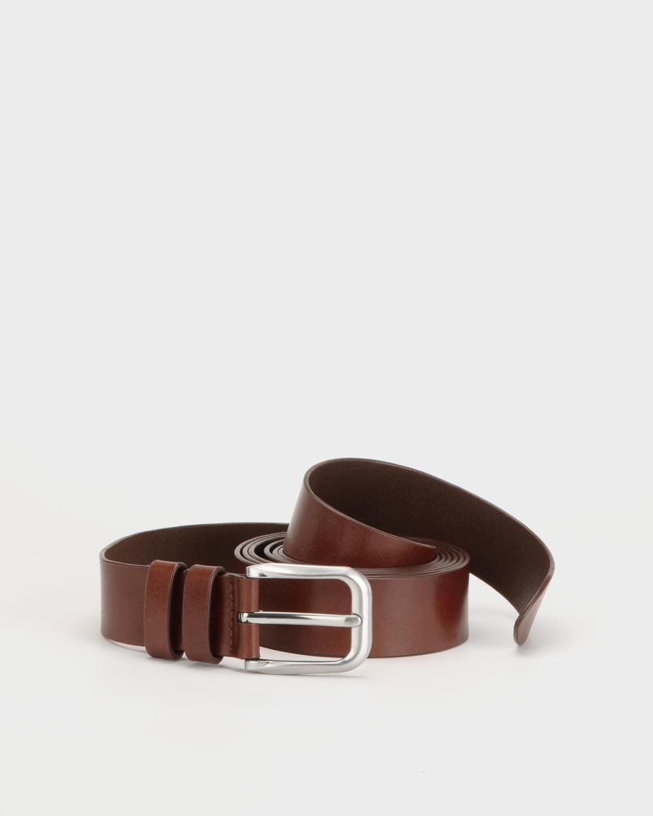 Double wrap belt Bruin, Leer