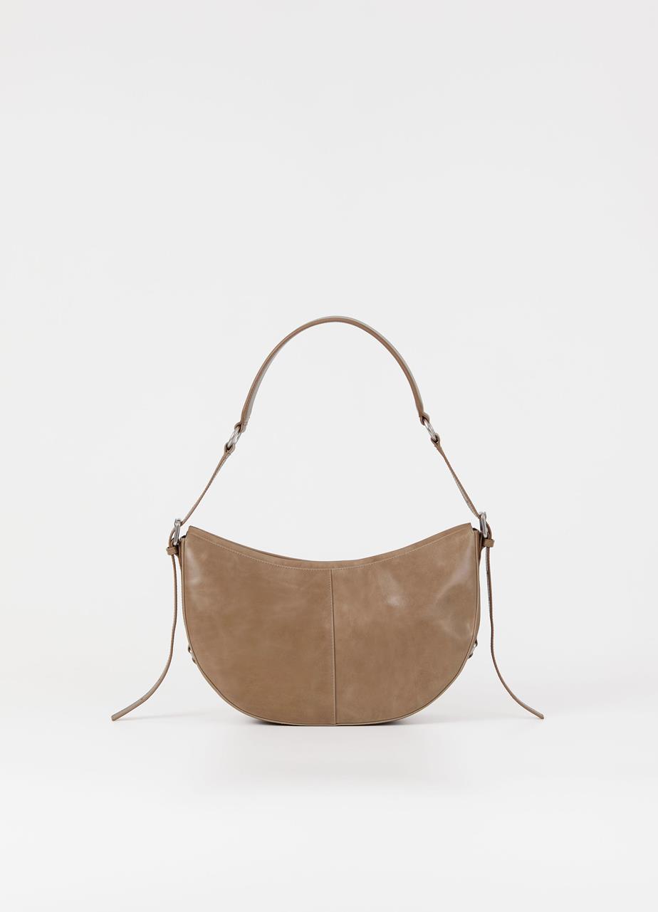 Itami bag Light Brown brush-off leather