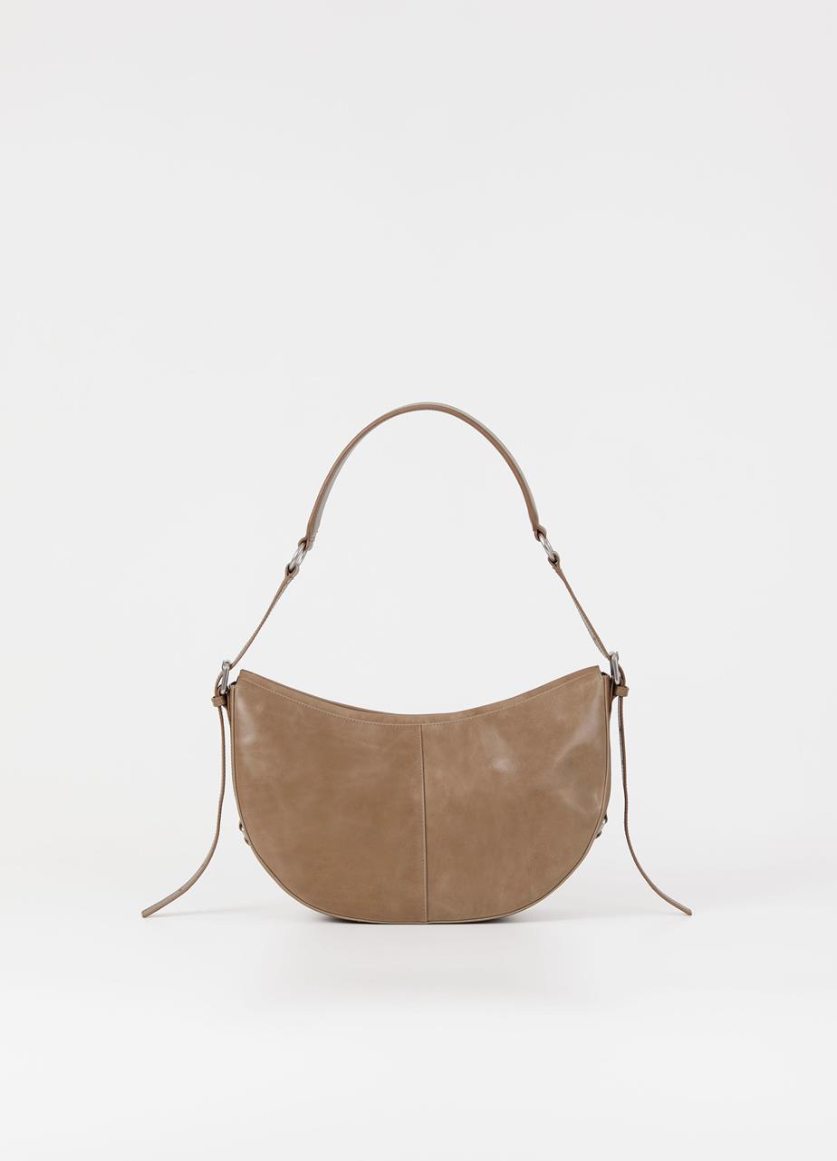 Itami tasche HELLBRAUN GEBÜRSTET LEDER