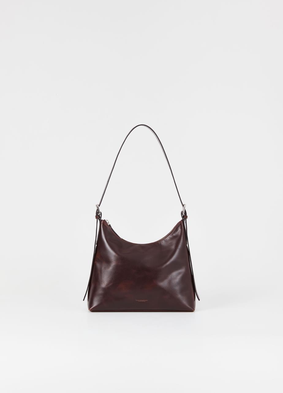 Bari sac Marron Foncé, Cuir