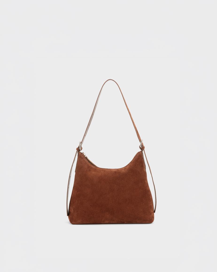 Bari bag Brown, Suede
