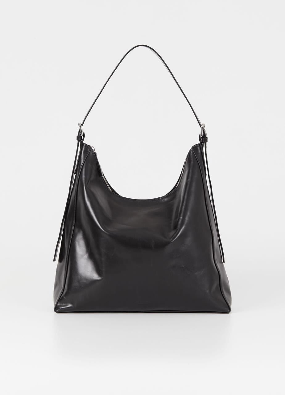 Hilo bag Black leather