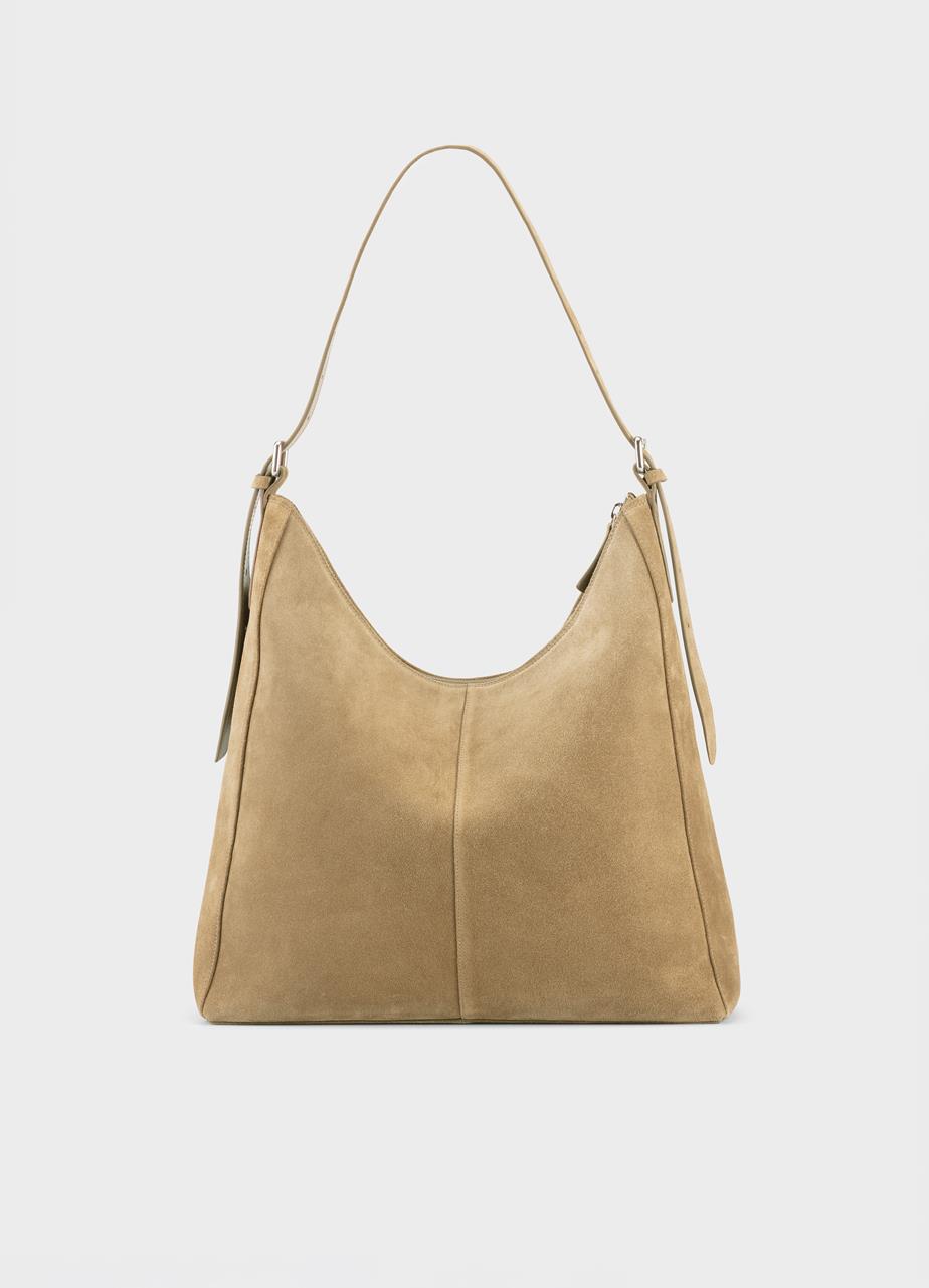 Hilo bag Beige suede