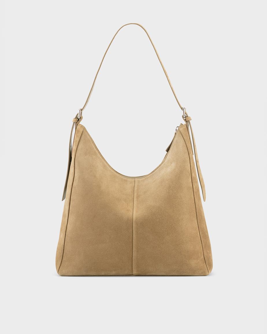 Hilo väska Beige, Mocka