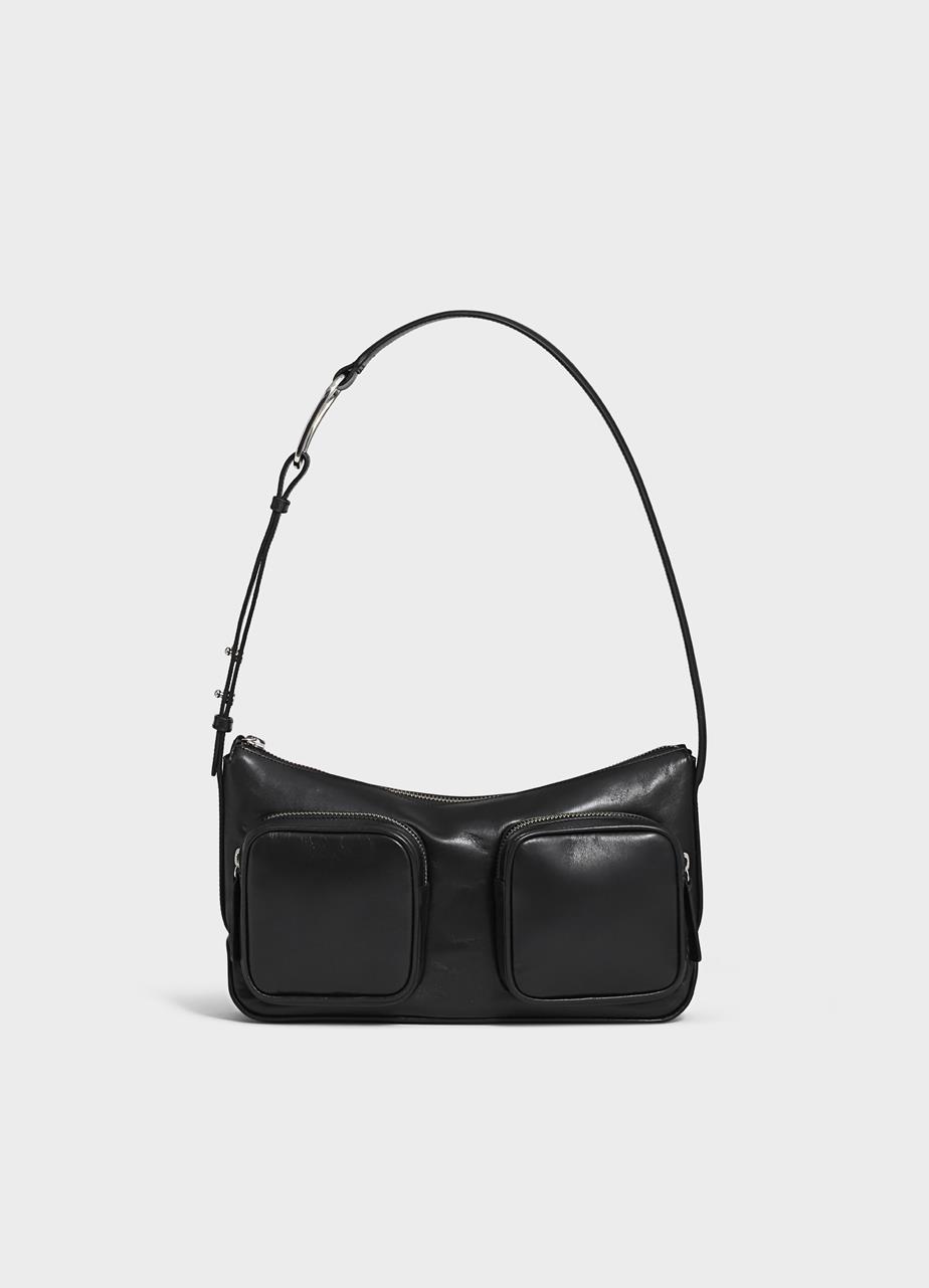 Valence bag Black, Leather