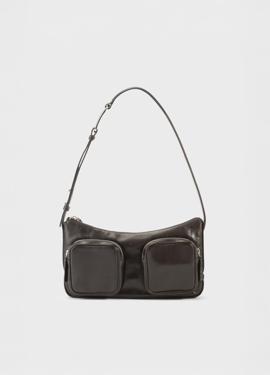 Valence väska Brun, Skinn