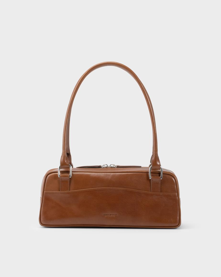 Nomi mini bag Light Brown, Leather