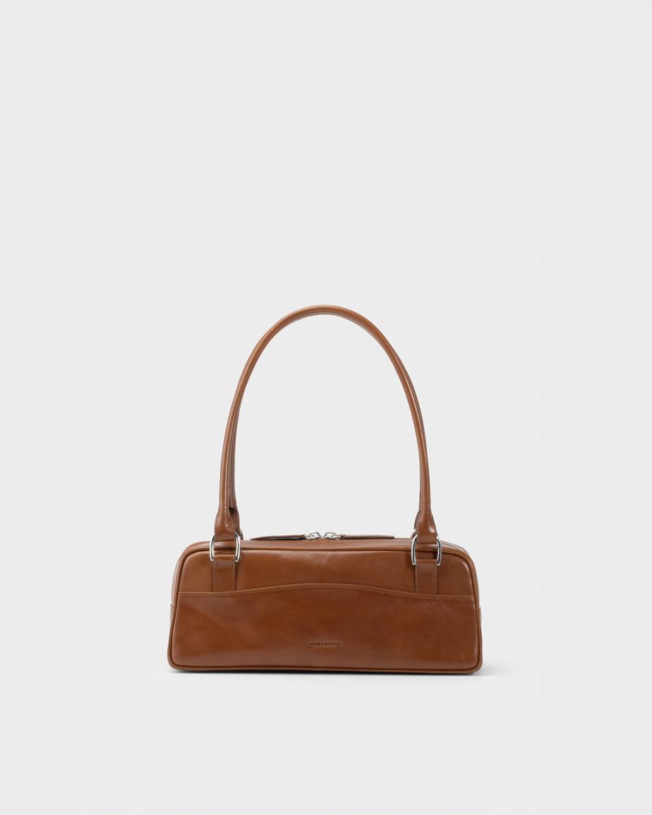 Nomi mini bag Light Brown, Leather