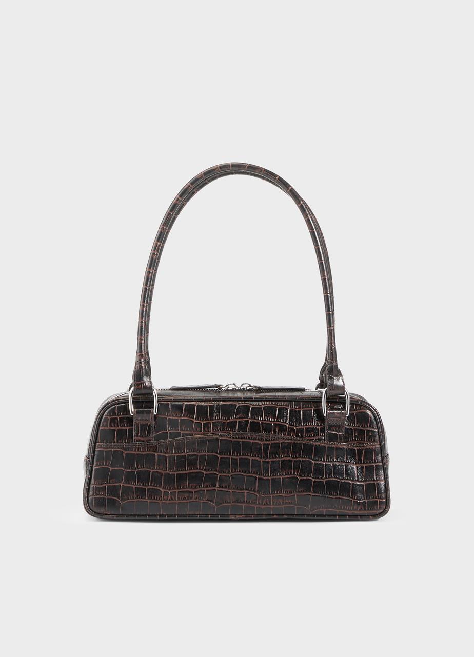 Nomi mini tas Bruin reliëfleer