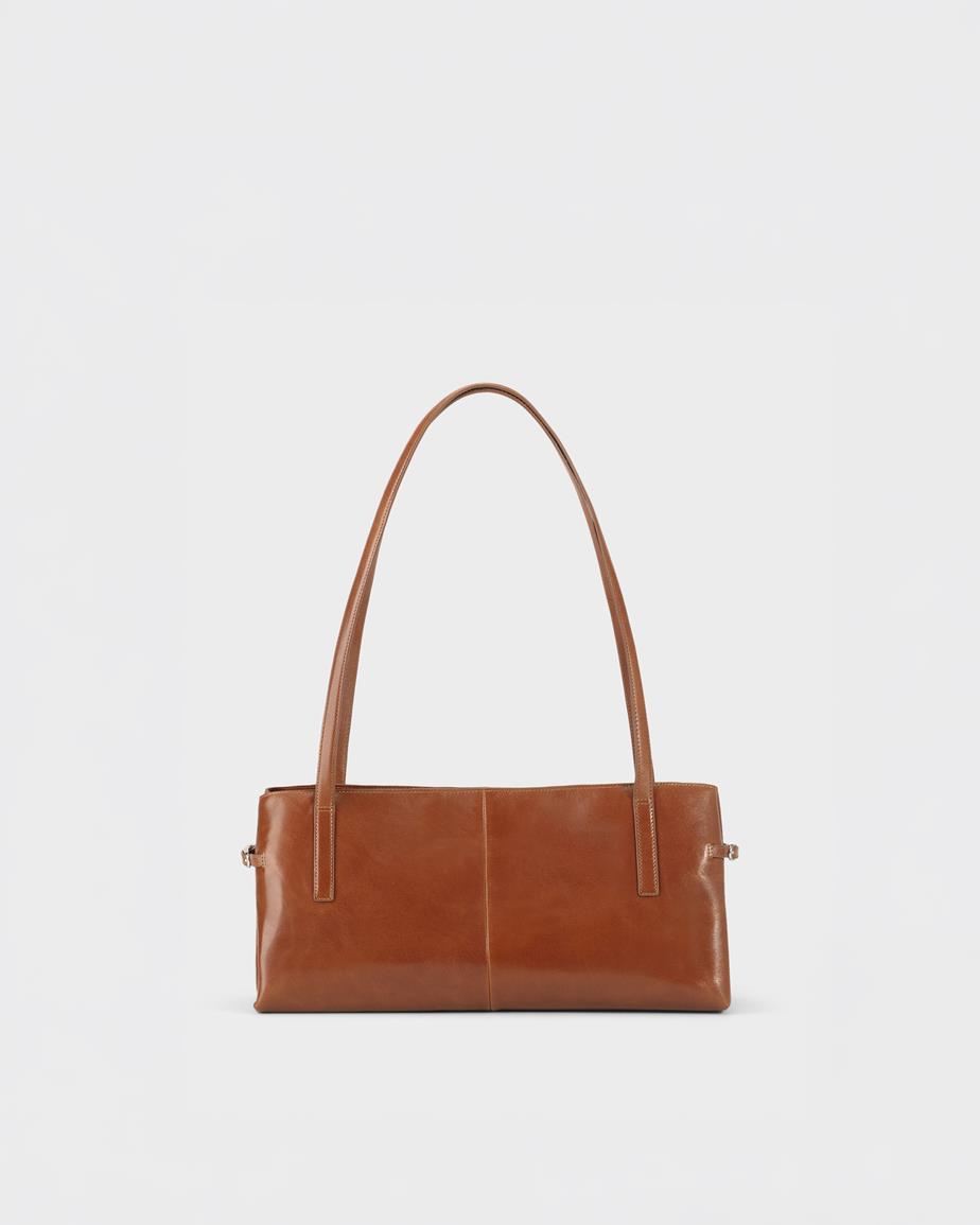Cannes mini bag Brown, Leather