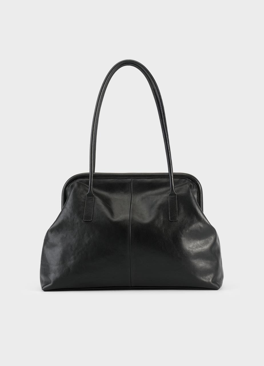 Louisiana tasche SCHWARZ LEDER