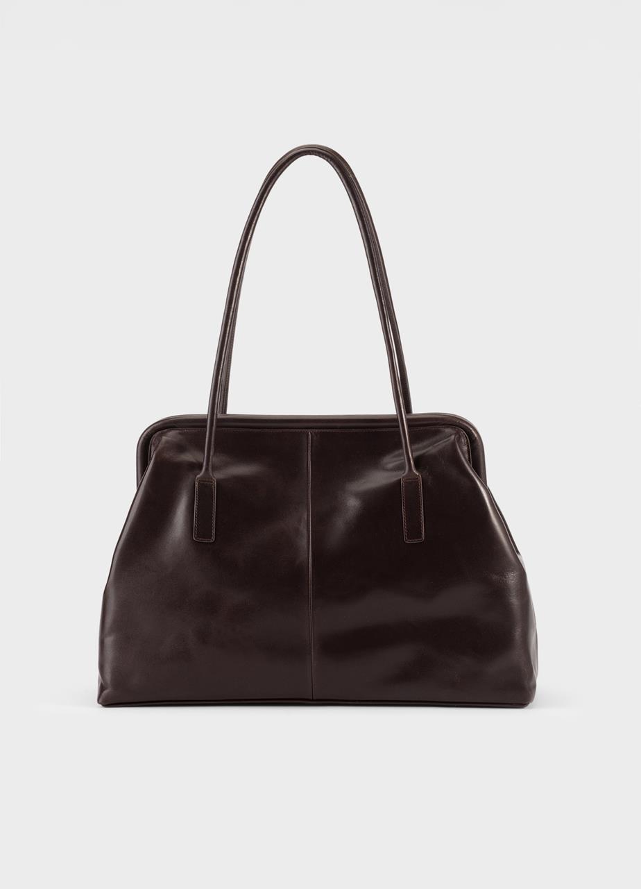 Louisiana väska Brun, Skinn