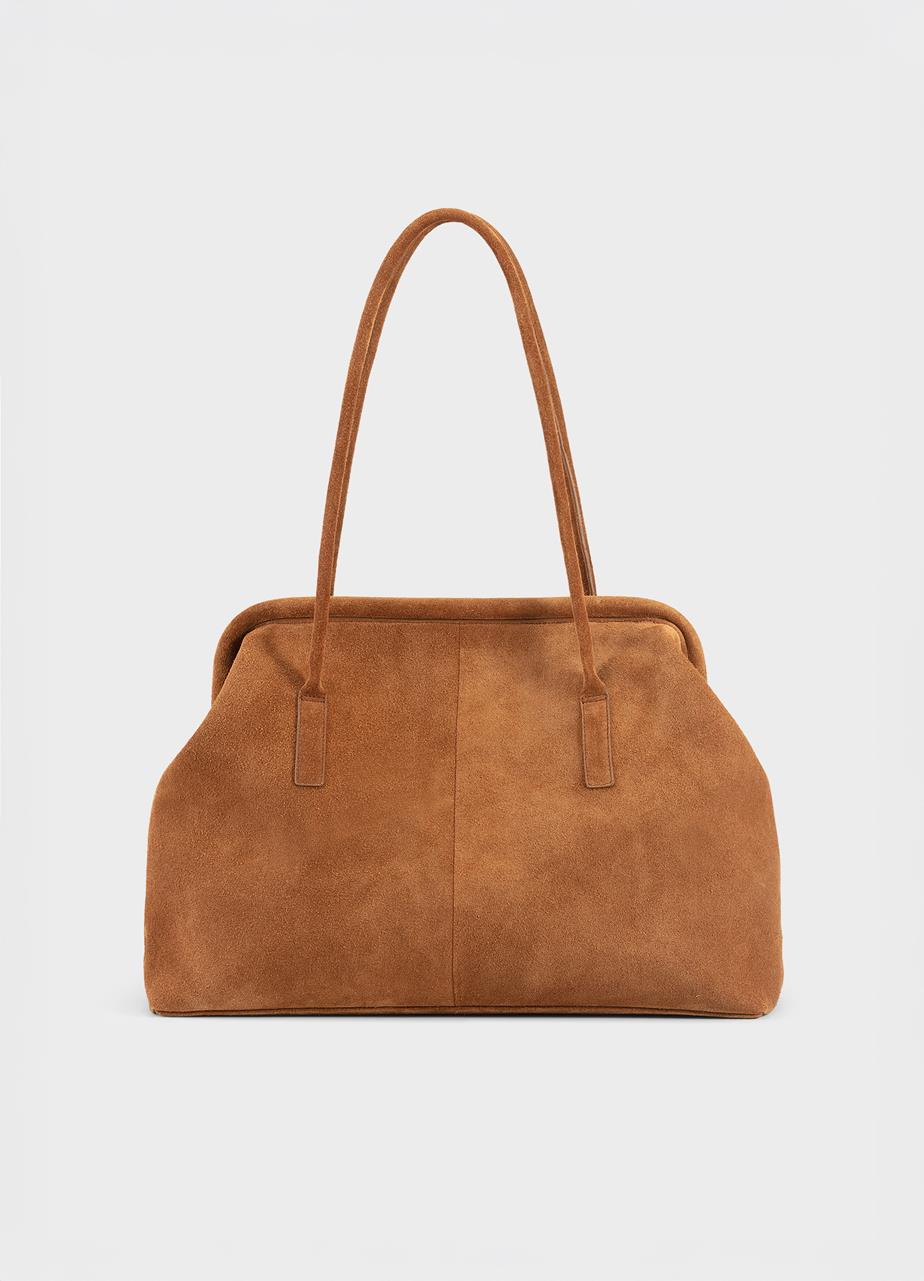 Louisiana väska Brun, Mocka