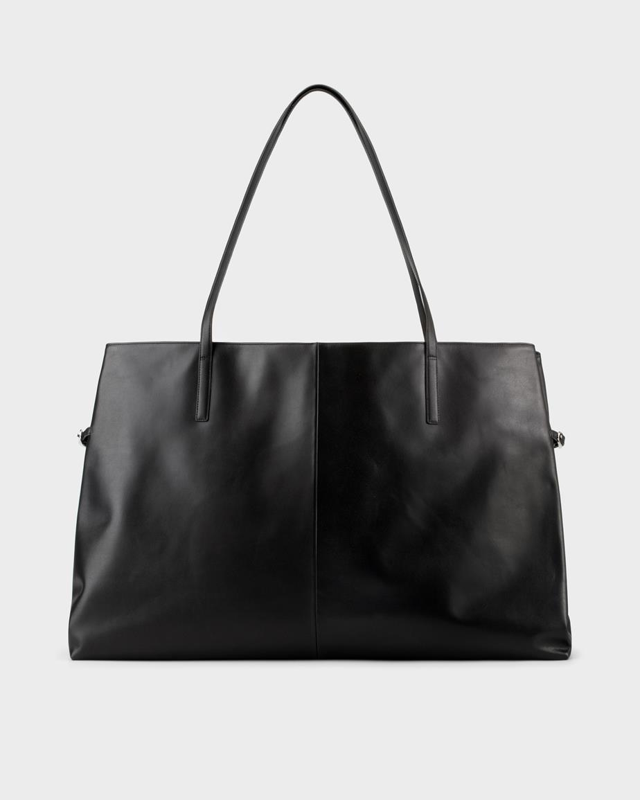 Cannes maxi tas Zwart, Leer