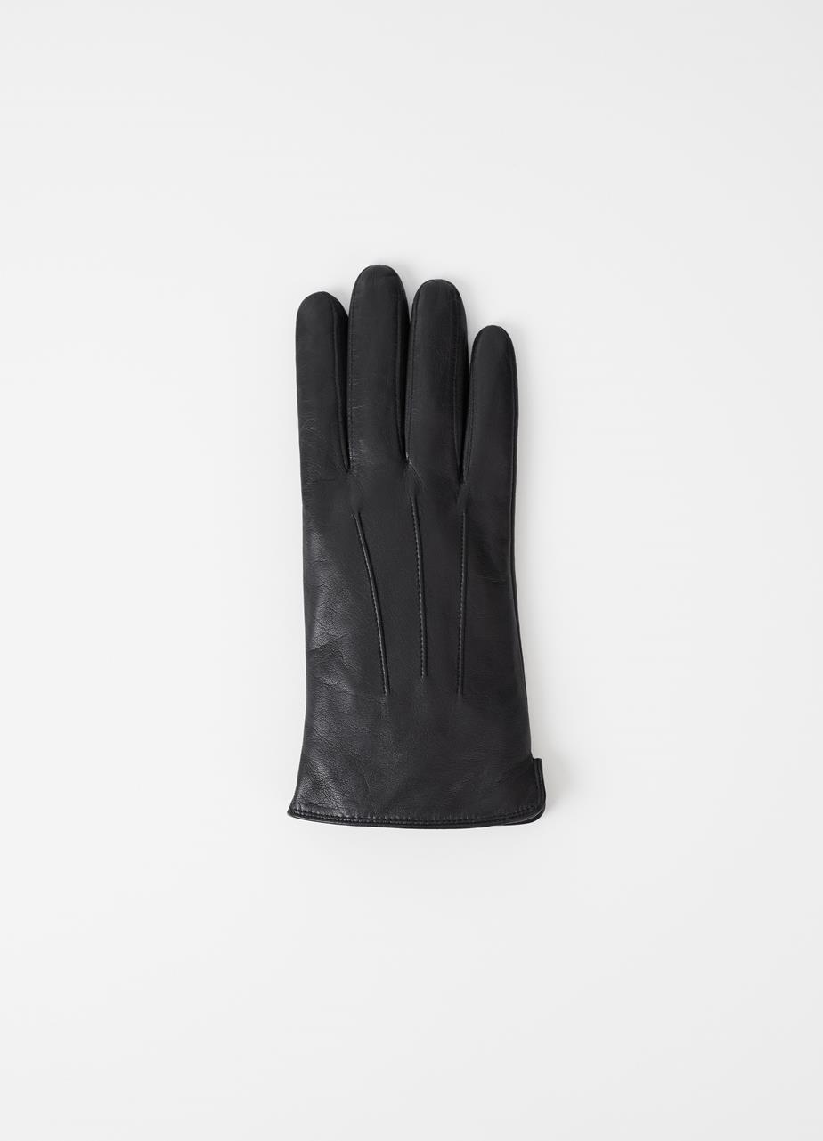 Classic glove m Чёрный leather