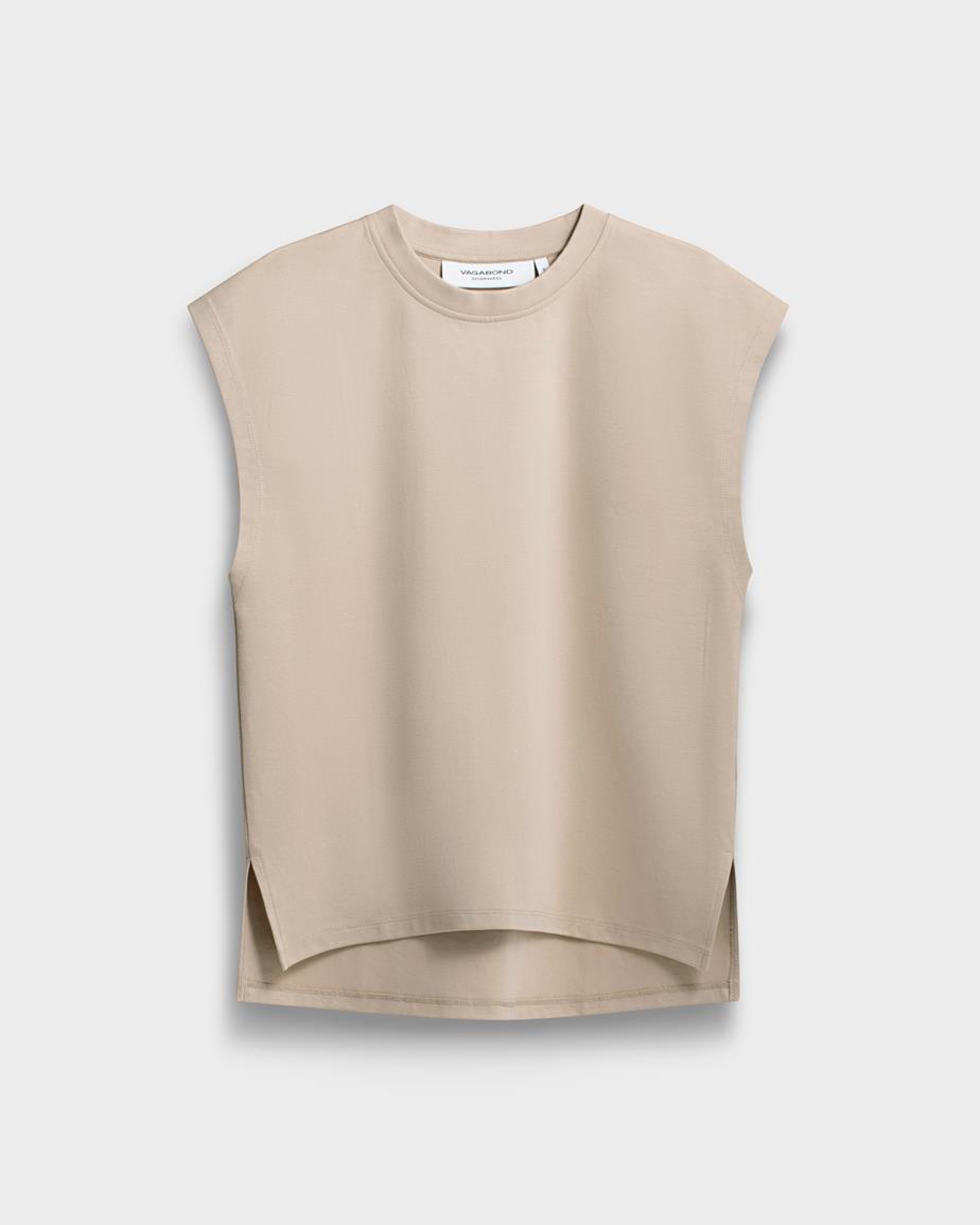Boxy tank top x neven allgeier Beiges, Textil