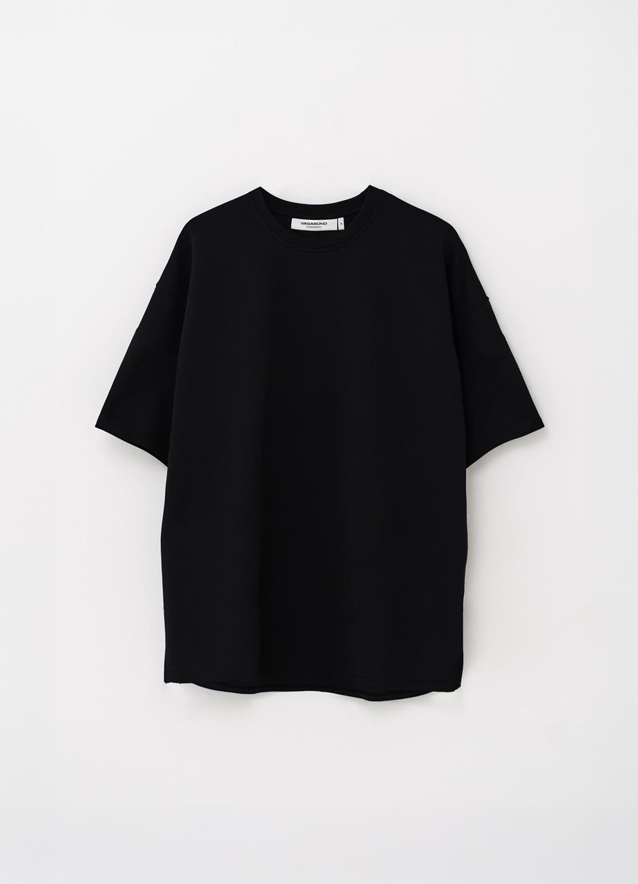 Boxy t-shirt m FEKETE TEXTIL