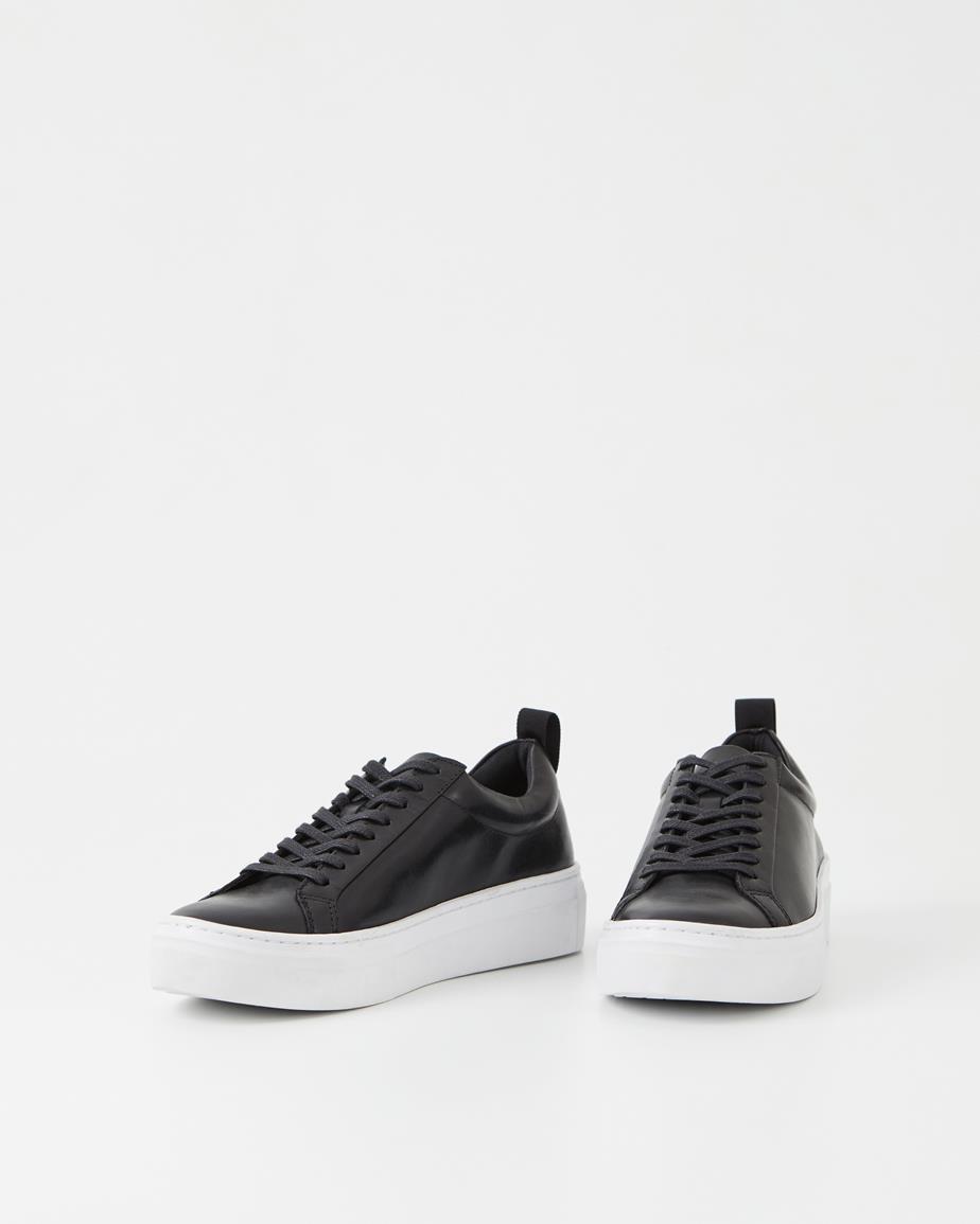 Zoe platform sneakers Black, Leather