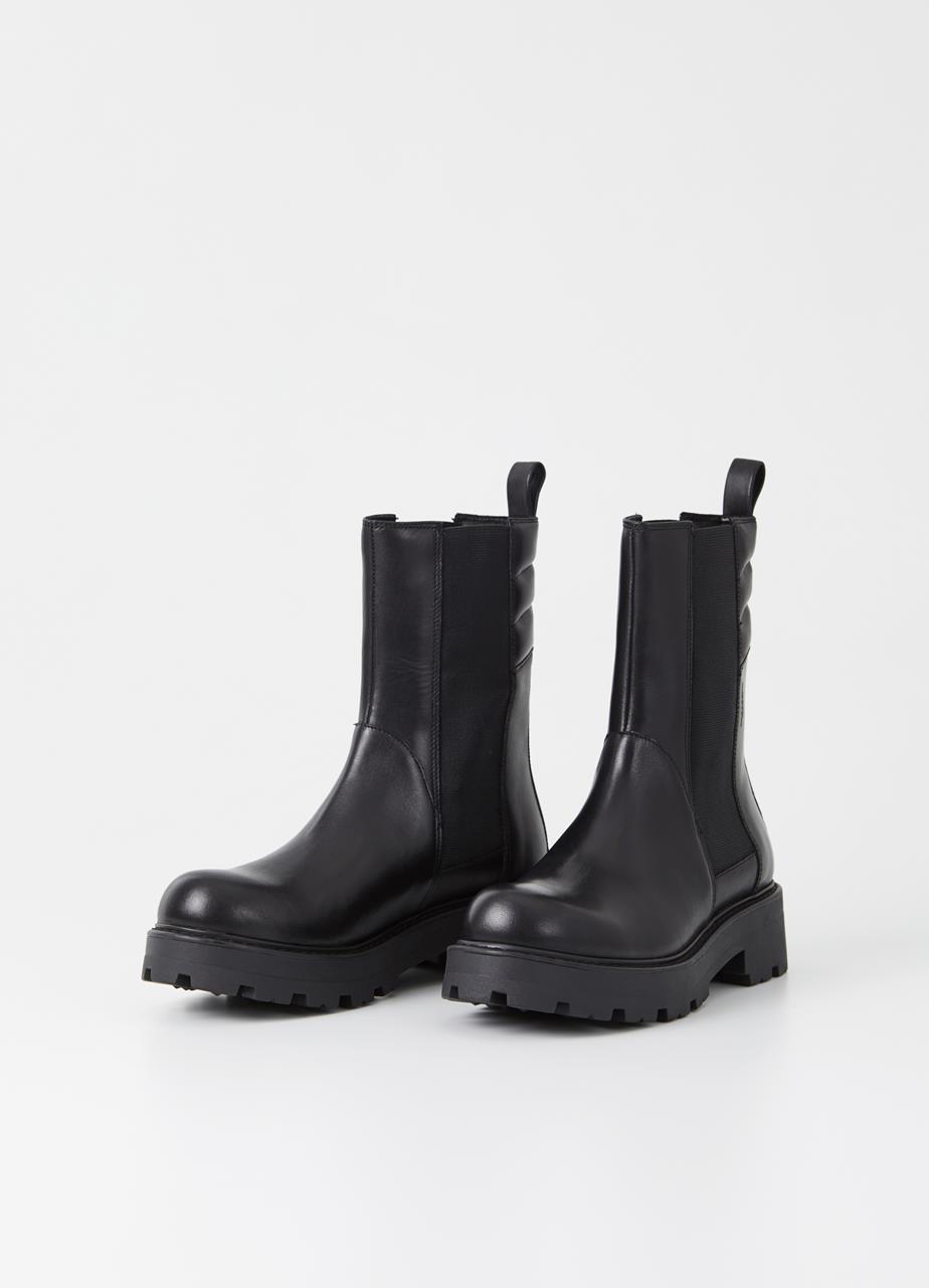 Cosmo 2.0 botas Negro cuero