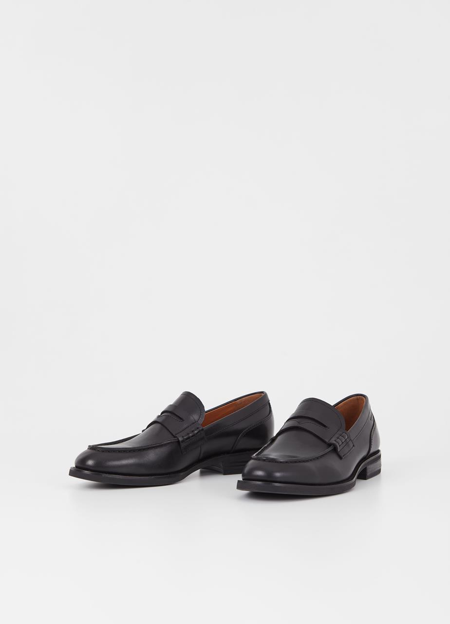 Mario loafers Black leather