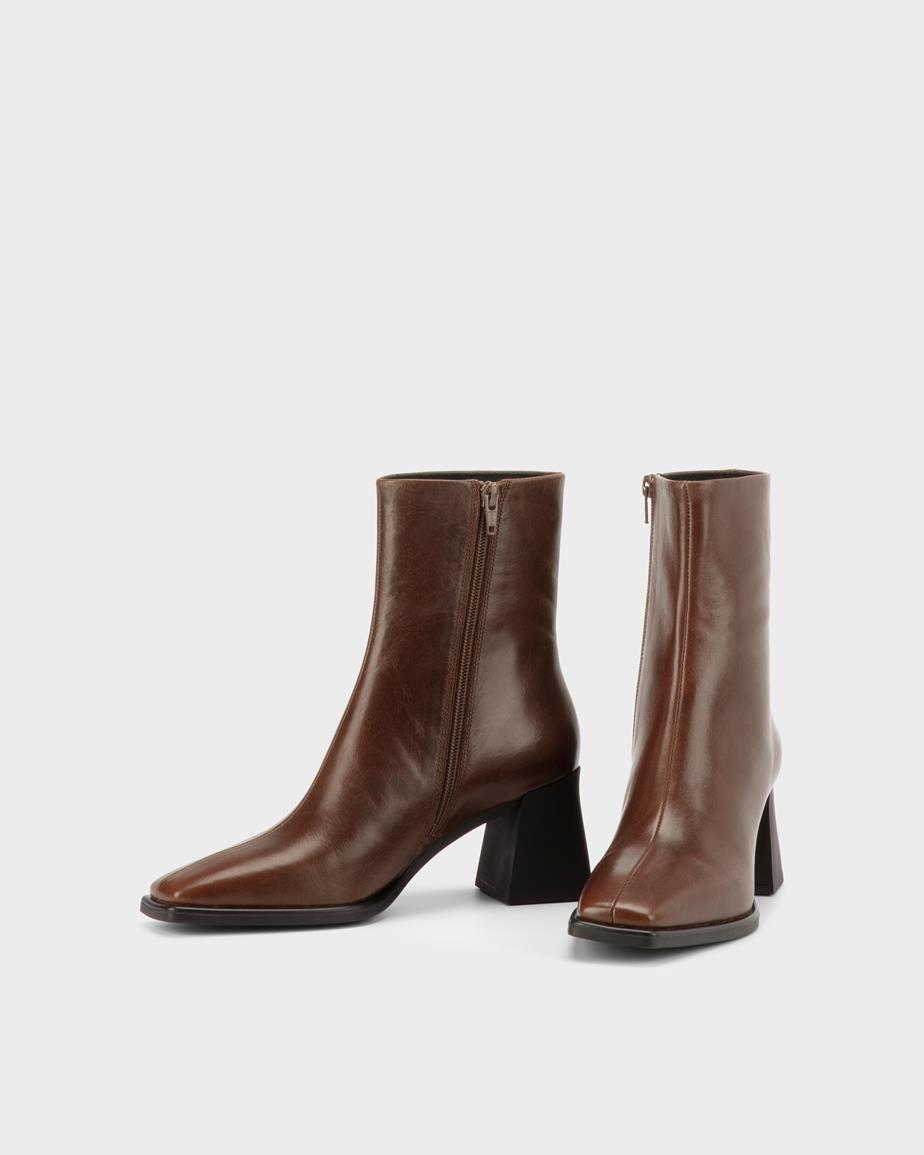 Hedda ankle boots Brown, Leather