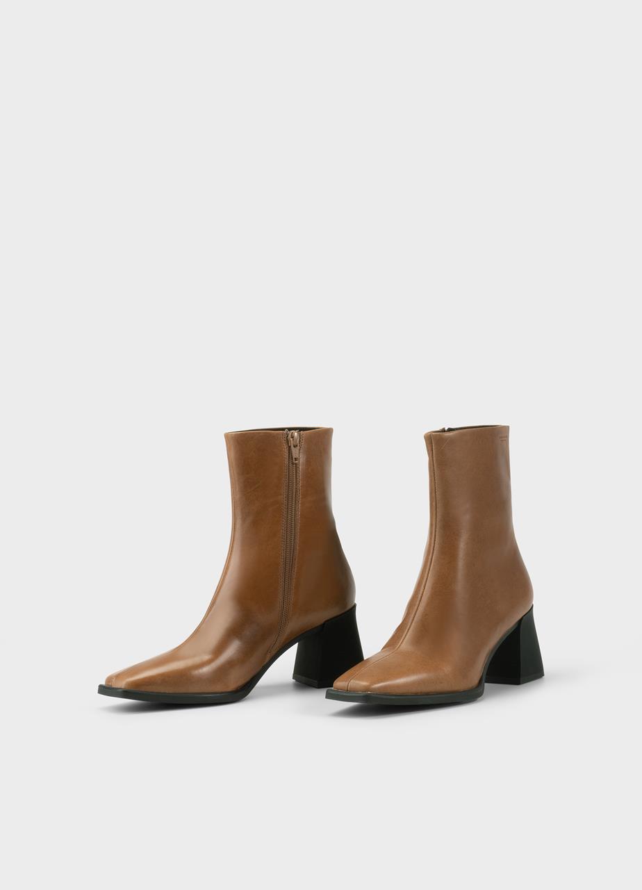 Hedda boots Light Brown leather