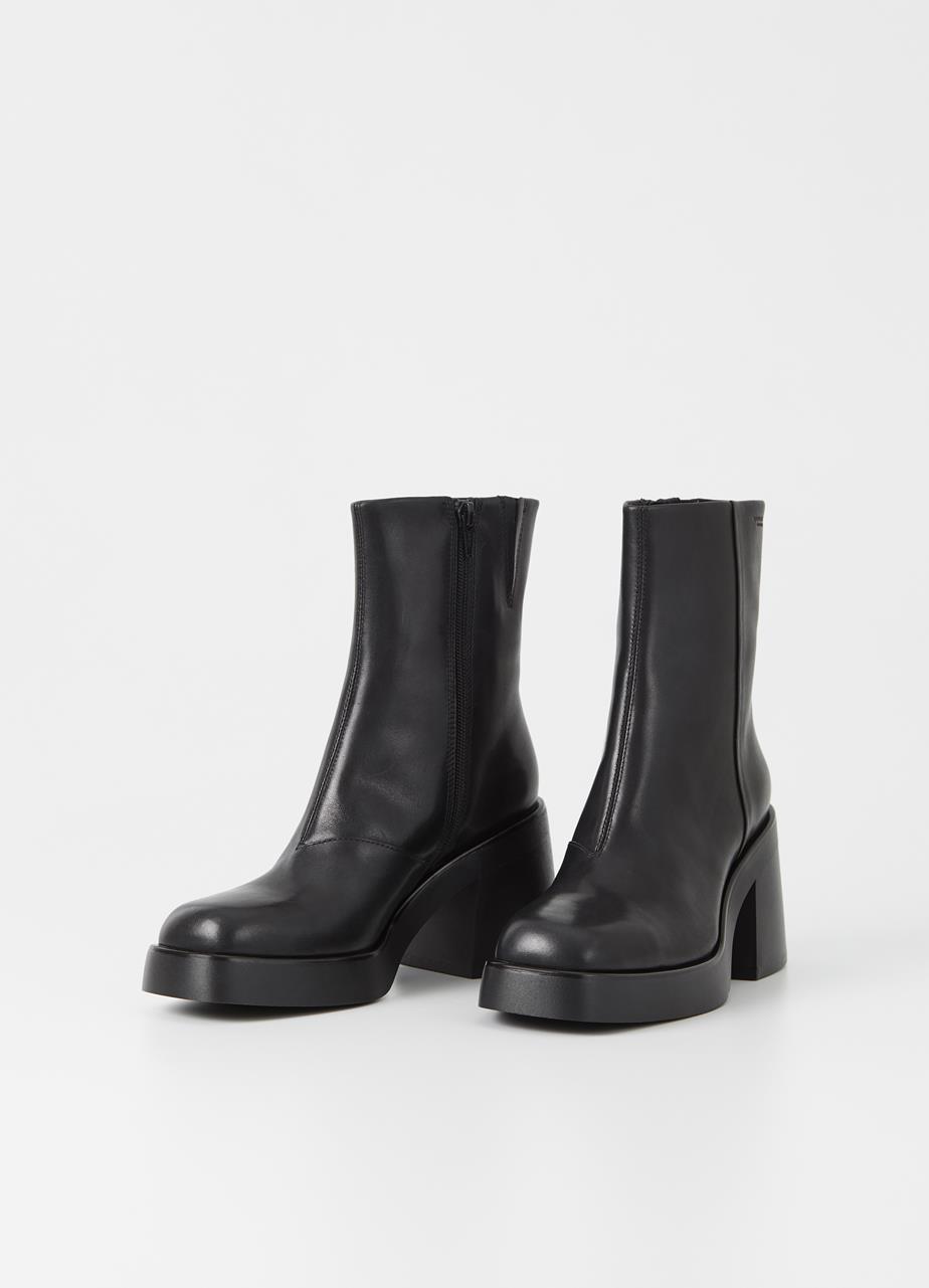 Brooke bottes Noir cuir