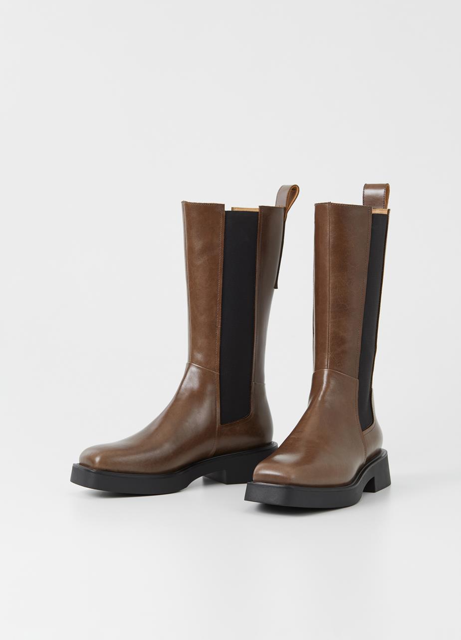 Carmen tall boots Brown leather