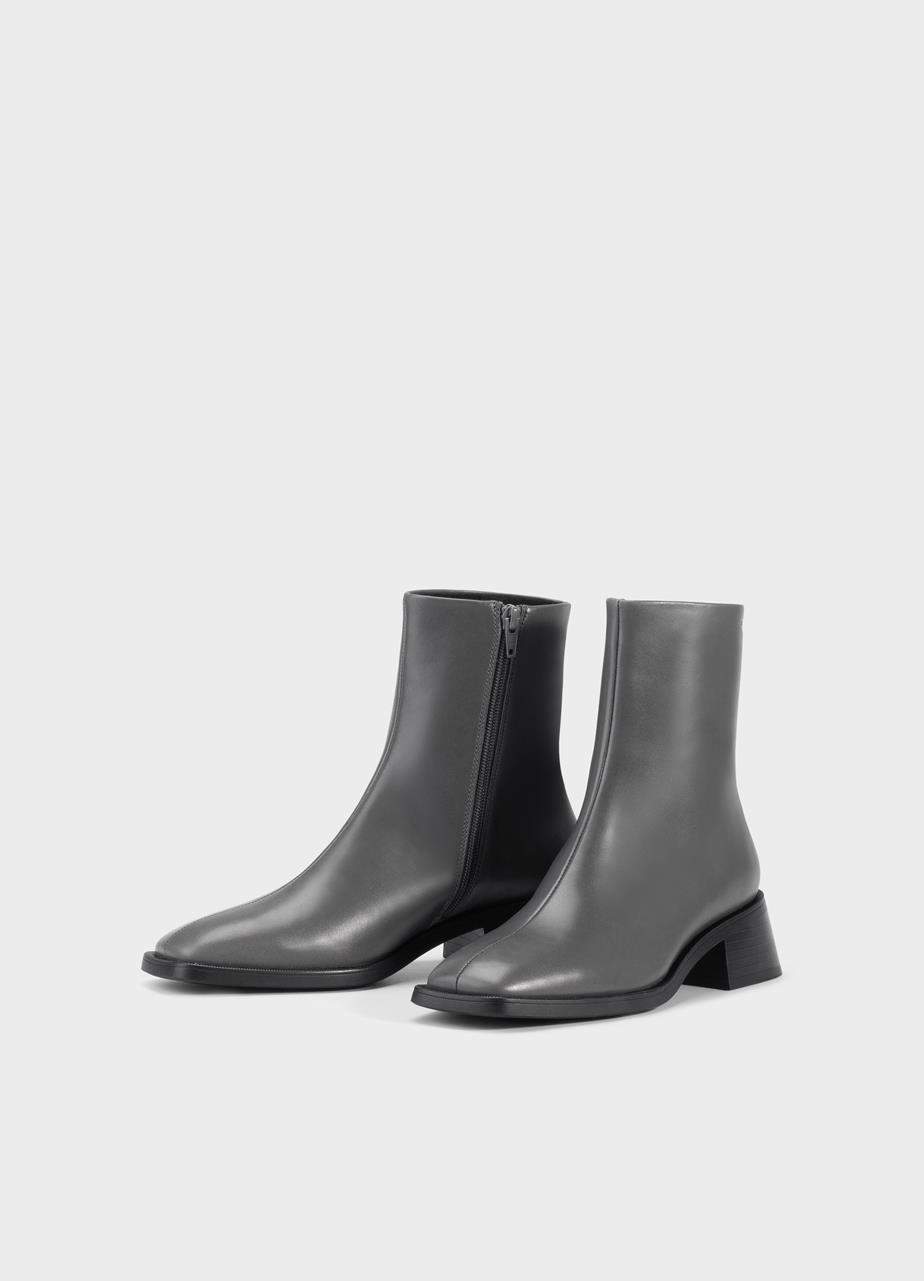 Blanca stiefeletten DUNKELGRAU LEDER