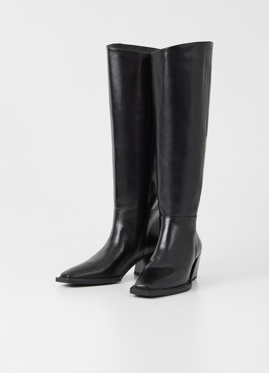 Alina tall boots Black leather