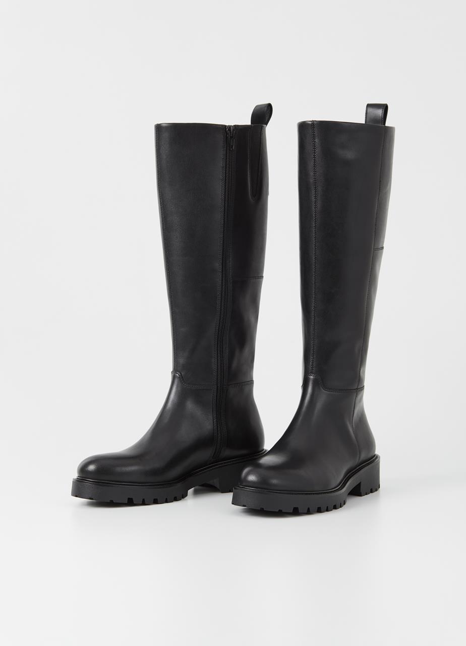 Kenova stiefel Schwarzes leder