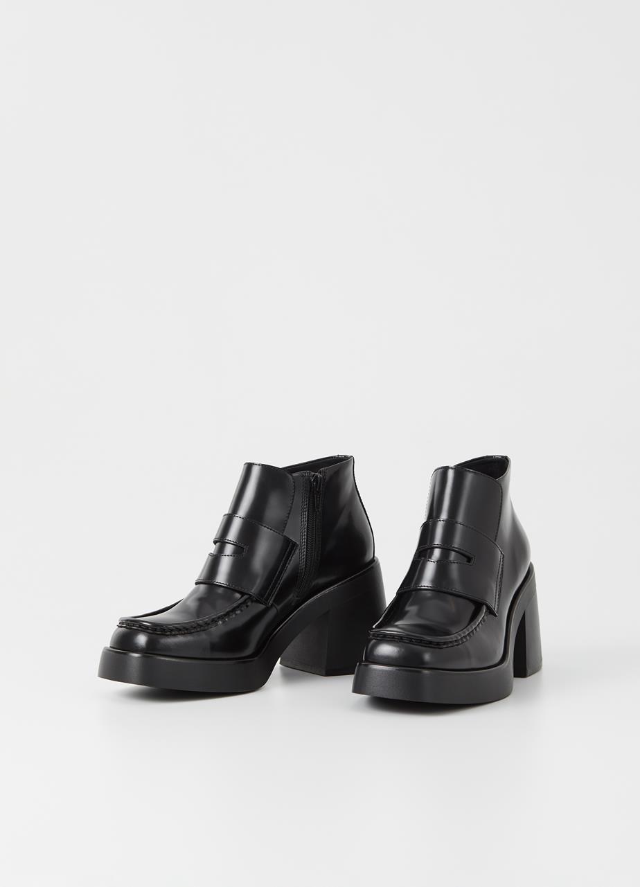 Brooke boots Black polished leather