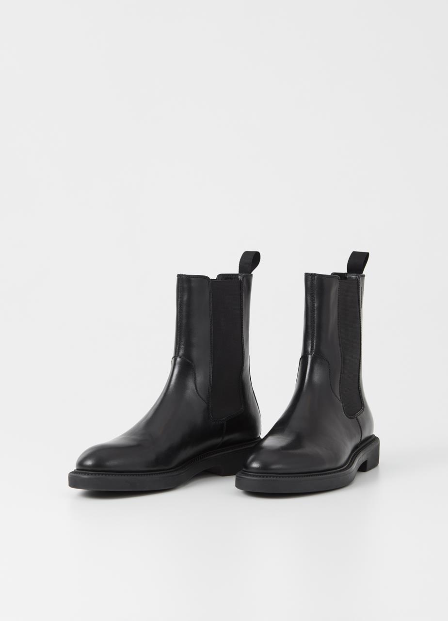 Alex w boots Black leather