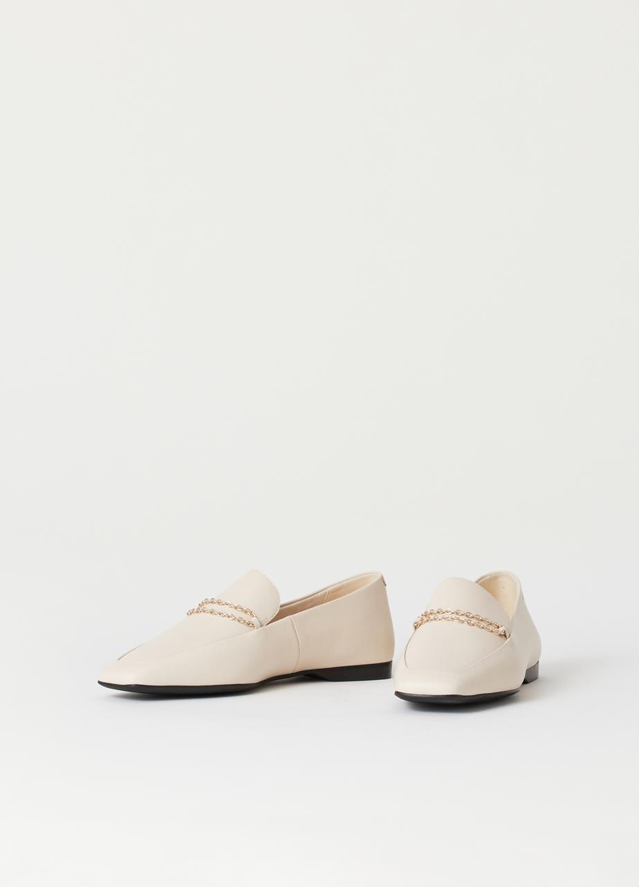 Delia loafer Off-White läder