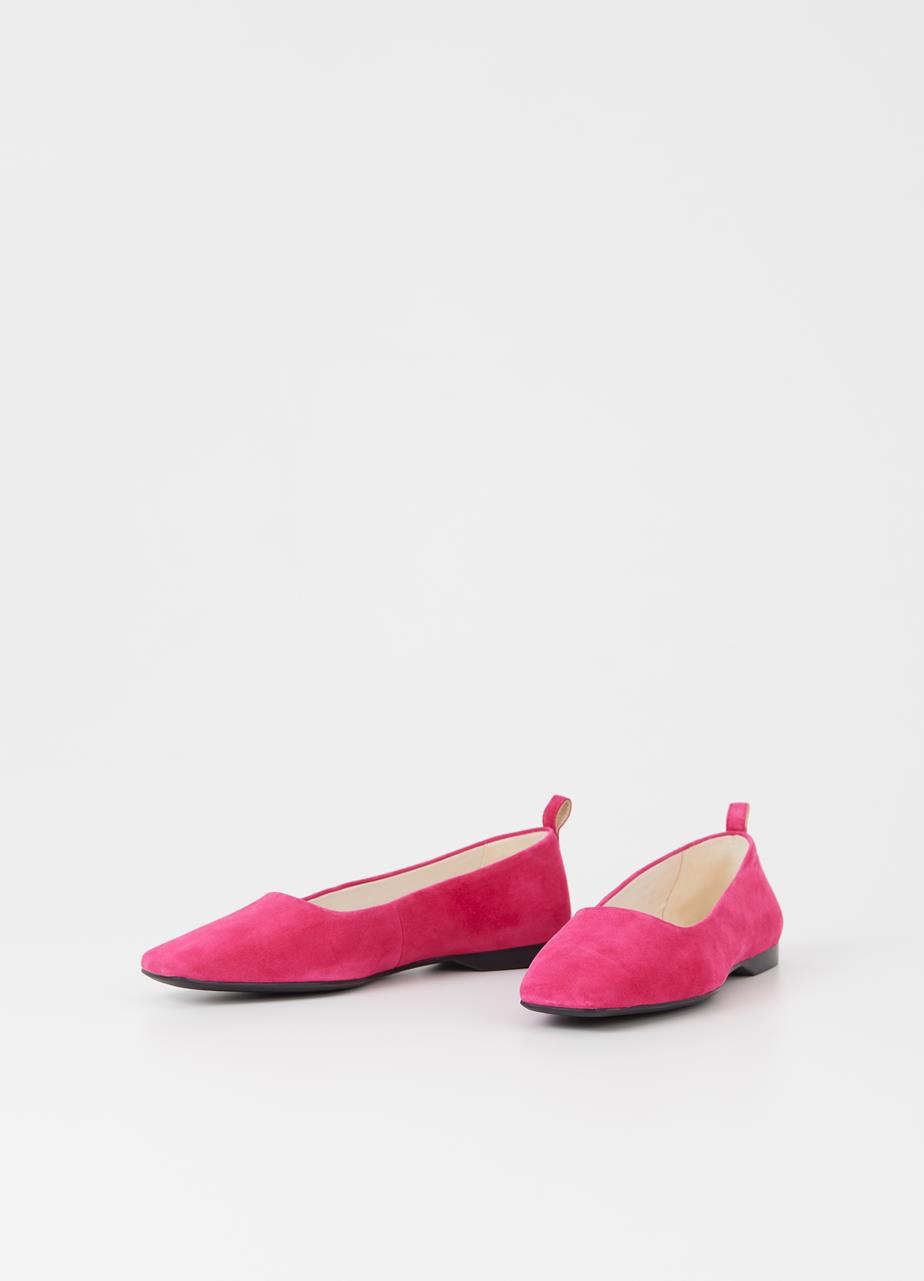 Delia sapatos Rosa camurça