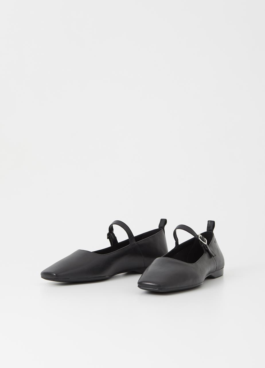 Delia chaussures Noir cuir