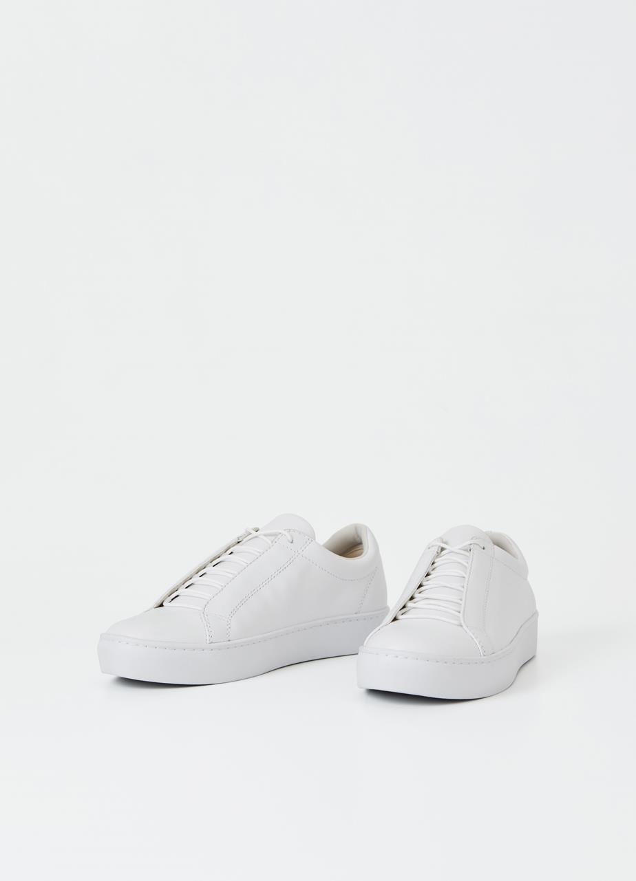 Zoe zapatillas Blanco cuero