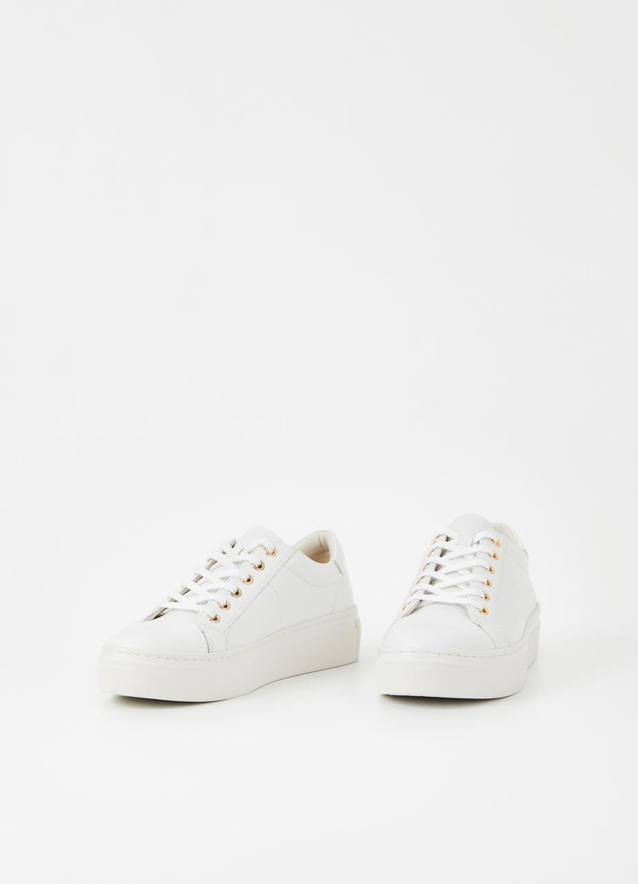 Zoe platform sneakers Λευκό δερμα