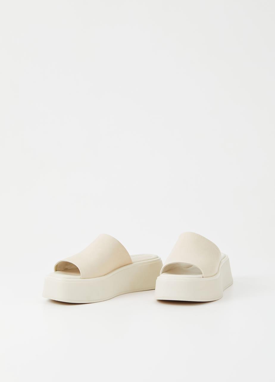 Courtney sandaler Offwhite læder