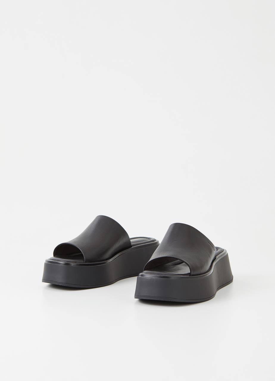 Courtney sandalen Zwart leer