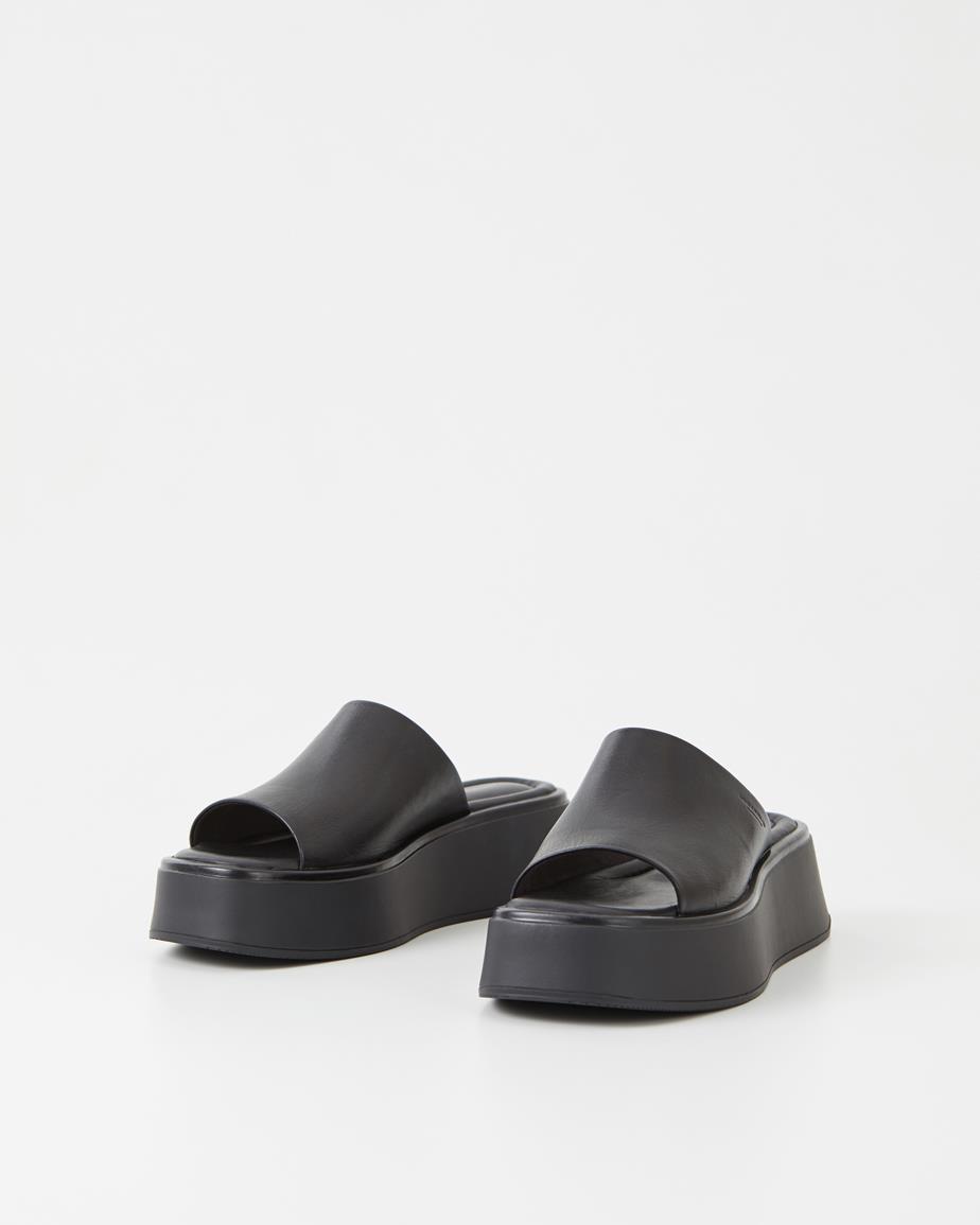 Courtney sandaler Svart, Skinn