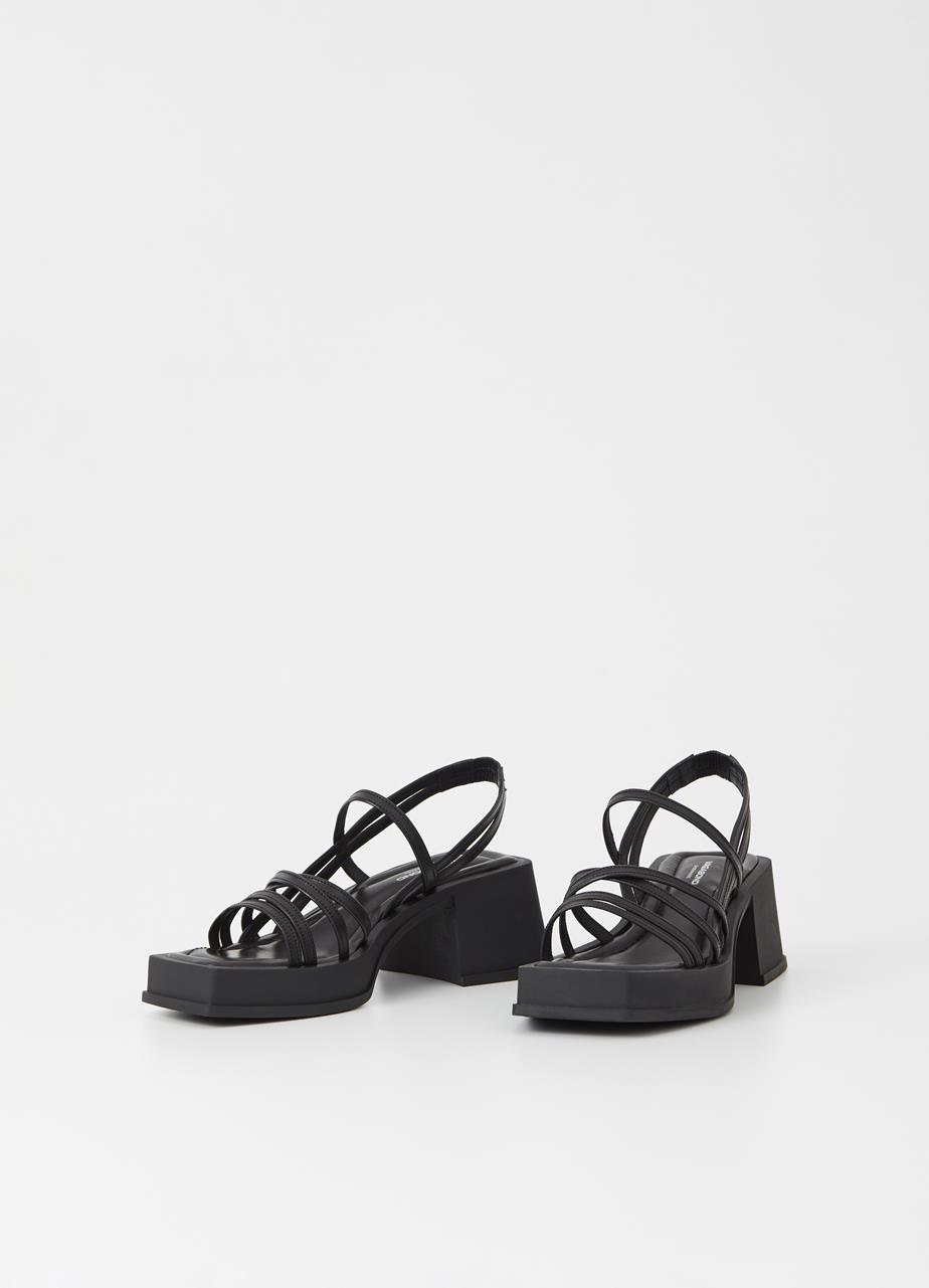 Hennıe sandals Black leather