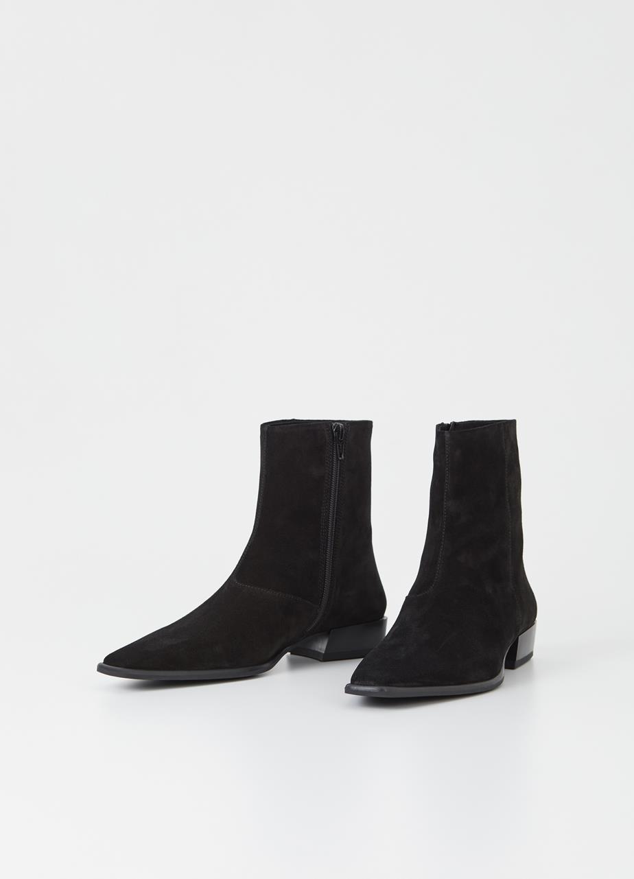 Nella boots Svart mocka