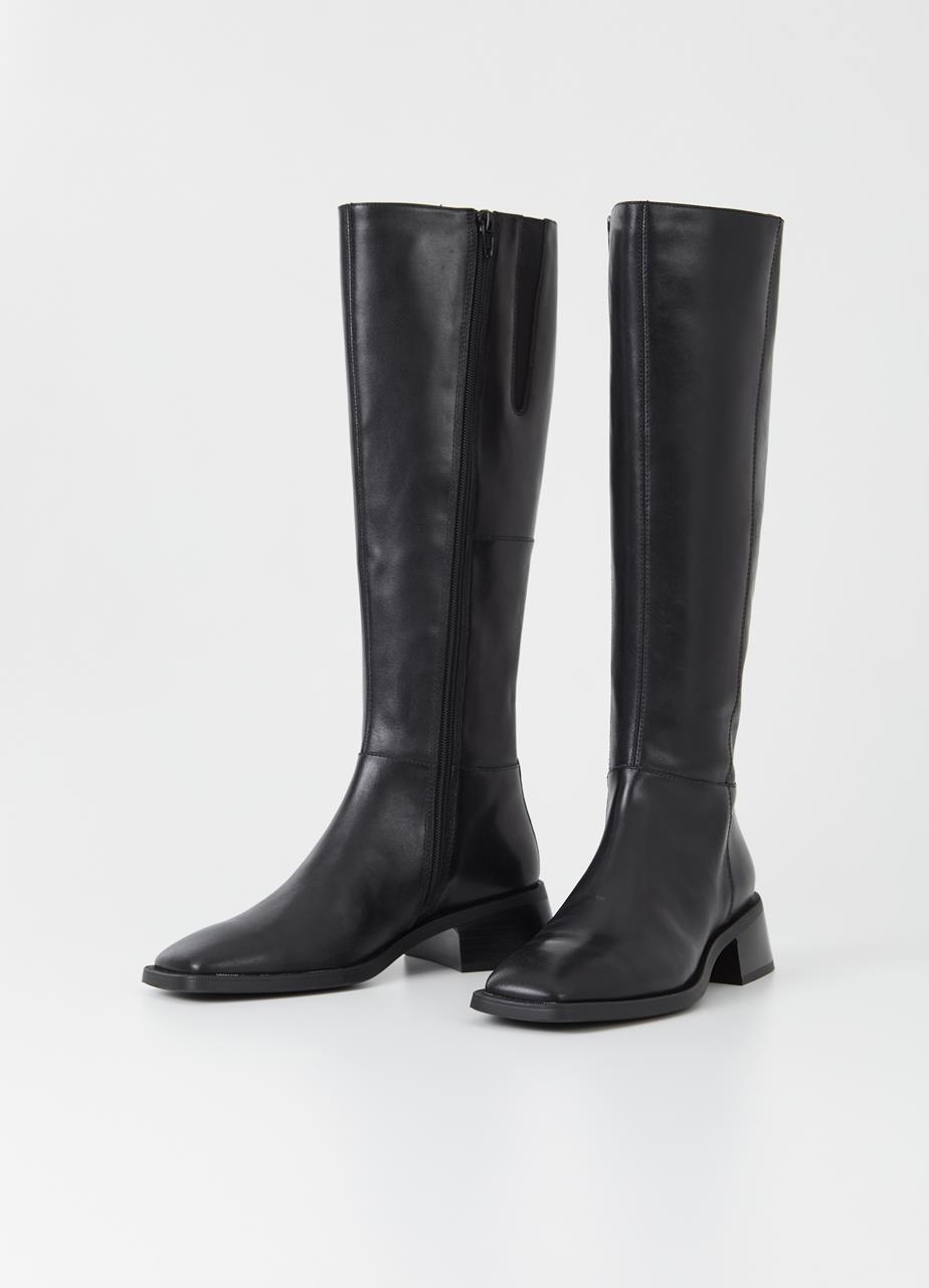 Blanca ψηλεσ μπότεσ ΜΑΎΡΟ ΔΕΡΜΑ