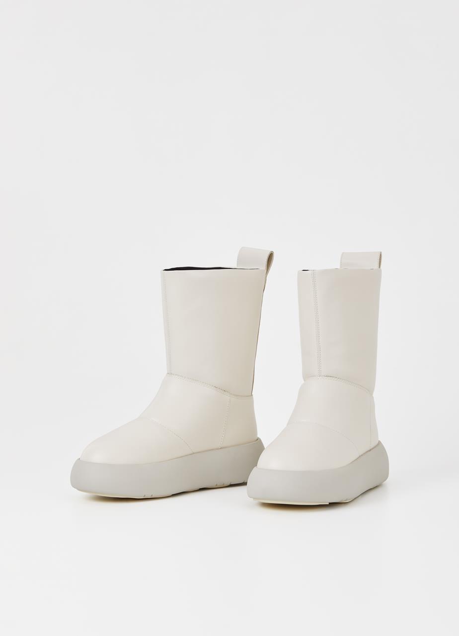 Aylin botas Off White couro