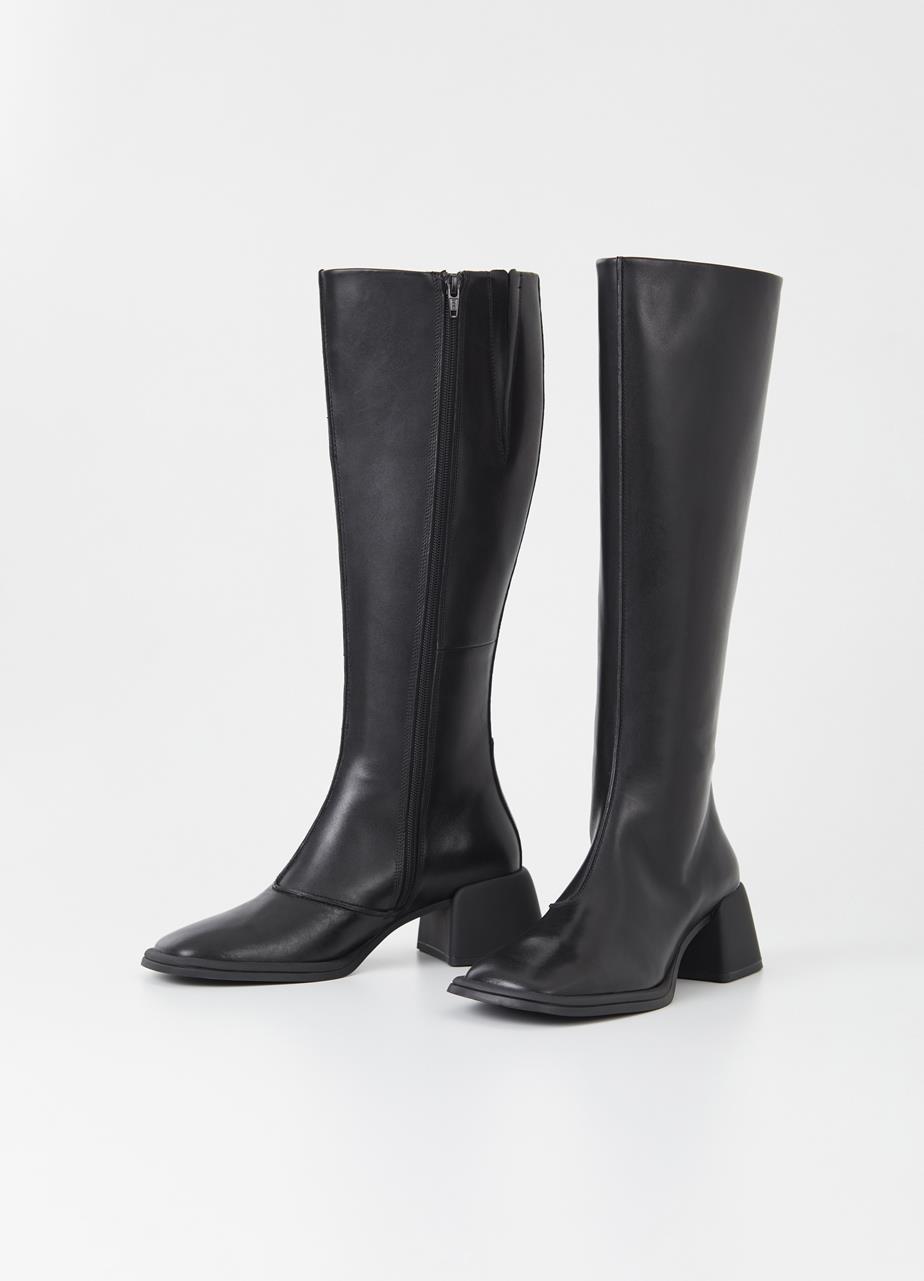 Ansie tall boots Black leather