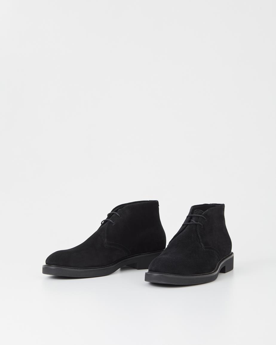 Alex m stiefel Schwarzes, Veloursleder