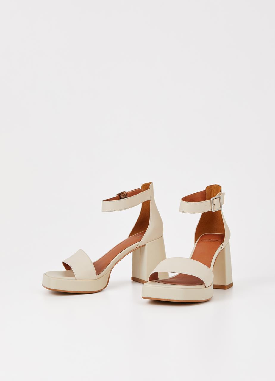 Fiona sandals Off White leather